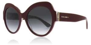 Image of Dolce & Gabbana DG4320 Sunglasses Bordeaux / Leo 31568G 56mm
