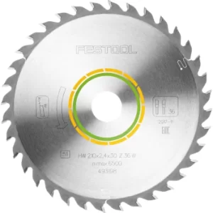 Image of Festool Universal Wood Cutting Circular Saw Blade 254mm 40T 30mm