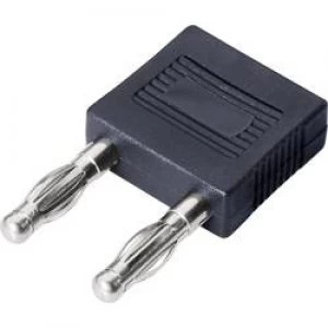 Image of Connector Black Pin diameter 4mm Dot pitch 14mm Schnepp