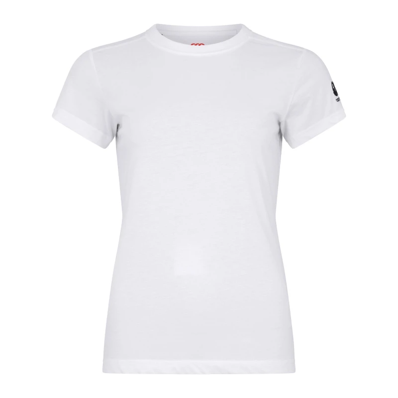 Image of Canterbury Club Plain T-Shirt Womens - White White 6
