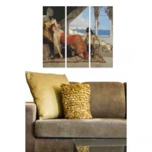 Image of MDF454885555 Multicolor Decorative MDF Painting (3 Pieces)