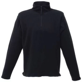 Image of Professional MICRO Half-Zip Fleece mens Fleece jacket in Black - Sizes UK S,UK XL,UK XXL,UK 3XL