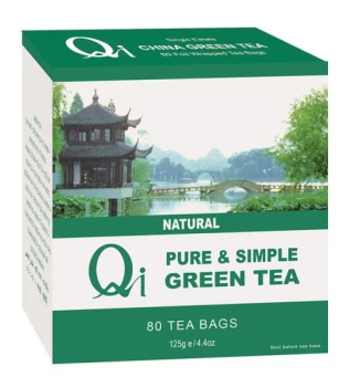 Image of Herbal Health QI Green Tea Pure & Simple - 80 Bags