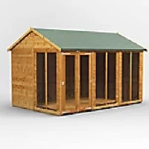 Image of Power Garden Shed 128PASH Golden Brown 12x8