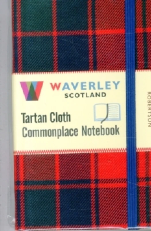 Image of Waverley (M): Robertson Tartan Cloth Commonplace Pocket Notebook Hardback