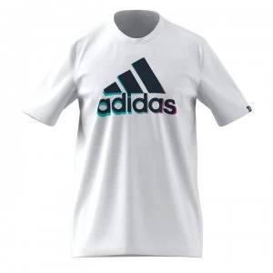 Image of adidas QT T Shirt Mens - White Exposure