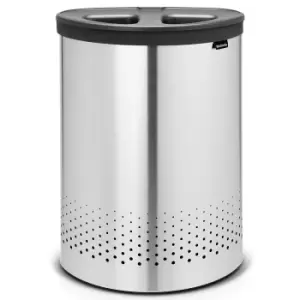 Image of Brabantia 55L Laundry Bin - Matt Steel