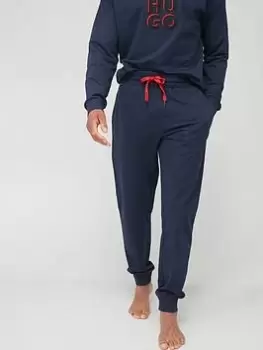 Image of HUGO Hugo Bodywear Monologo Lounge Pant, Dark Blue, Size L, Men