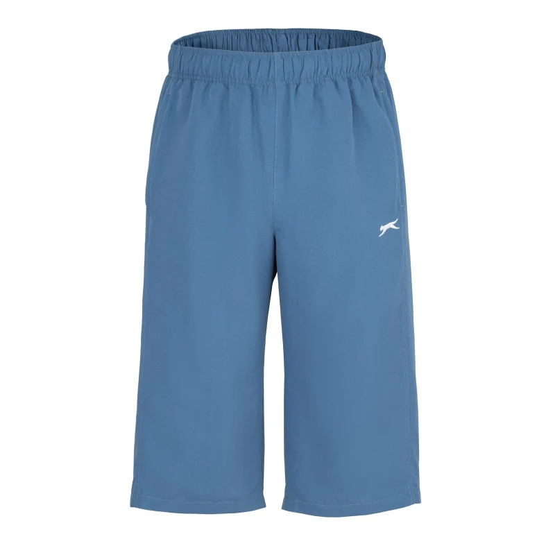 Image of Slazenger Mens three quarterLength Tracksuit Bottoms - Blue Blue S
