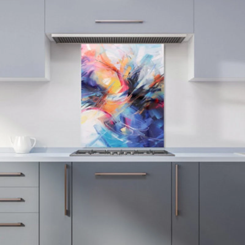 Image of Warren Reed Designer Serene: Calm Amidst Colours Kitchen Splashback