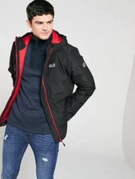 Image of Jack Wolfskin Chilly Morning Jacket - Black, Phantom, Size 2XL, Men