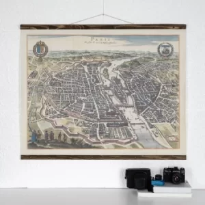 Image of Map116 Multicolor Decorative Framed MDF Painting