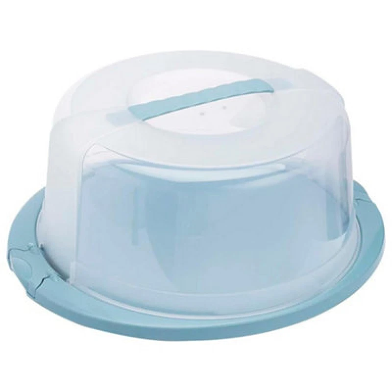 Image of Keeeper Blue Round Cake Container 38Cm With Lid
