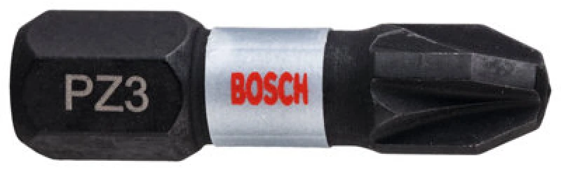 Image of Bosch Impact Control Torsion Pozi Screwdriver Bits 2608522402 Type: PZ3
