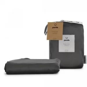 Image of Panda Bamboo Urban Grey Duvet Cover Grey