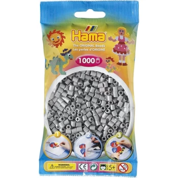 Image of Hama - 1000 Beads in Bag (Grey)