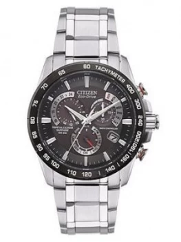 Image of Citizen Eco-Drive Perpetual Chrono A.T. Radio-Controlled Bracelet Mens Watch