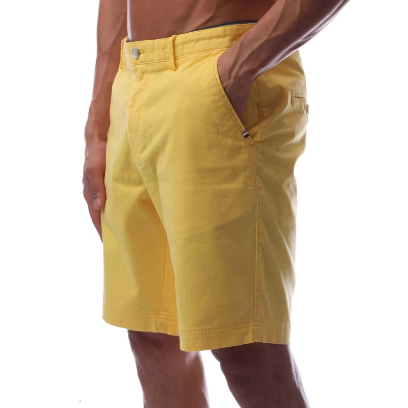 Image of Boss Mens Slice Chino Shorts Bright Yellow male 36W R
