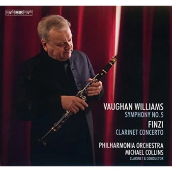 Image of Michael Collins - Vaughan Williams: Symphony No. 5/Finzi: Clarinet Concerto CD