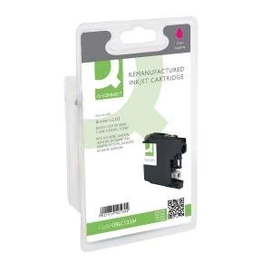 Image of Q-Connect Brother Remanufactured Magenta Inkjet Cartridge LC123M
