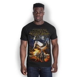 Image of Star Wars - Episode VII Phasma & Troopers Unisex Medium T-Shirt - Black