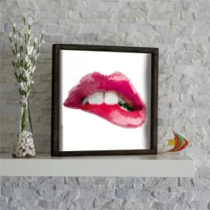 Image of KZM556 Brown Black Red White Decorative Framed MDF Painting