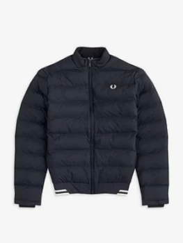 Image of Fred Perry Insulated Jacket, Black, Size S, Men