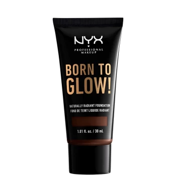 Image of NYX Professional Makeup Born to Glow Naturally Radiant Foundation 30ml (Various Shades) - Deep Ebony