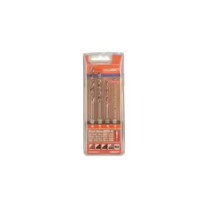 Image of Alpen 4pc Dowell Wood Drill Bit Set with 1/4" Hex Shank 3.0mm to 6.0mm