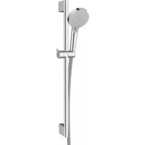 Image of Vernis Blend Shower Set 100 Vario Ecosmart With Shower Bar Crometta 65cm Chrome 26279000 - Chrome - Hansgrohe