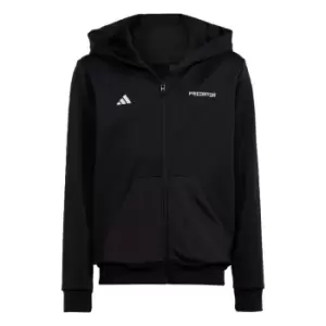 Image of adidas Football-Inspired Predator Full-Zip Hoodie Kids - Black