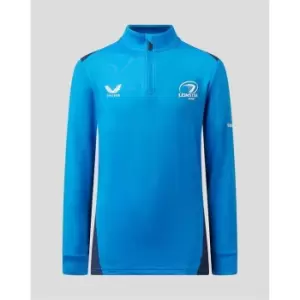 Image of Castore Leinster Quarter Zip Midlayer Junior - Blue