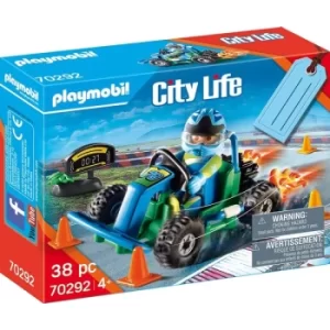 Image of Playmobil Go-Kart Racer Playset