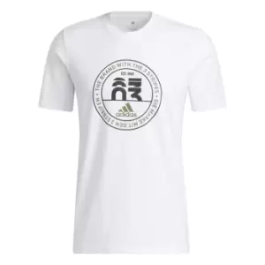 Image of adidas Emblem T-Shirt Mens - White