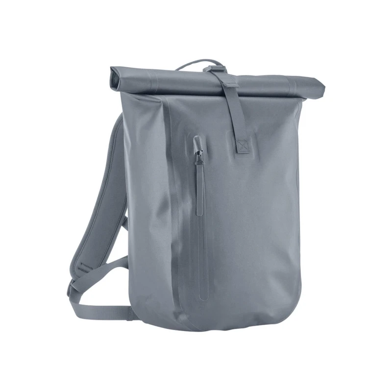 Image of Quadra Mens Lite Roll Top Waterproof Backpack in Pale Grey Pale Grey Male