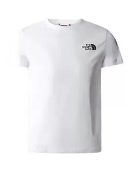Image of The North Face Teen S/S Simple Dome Tee - White