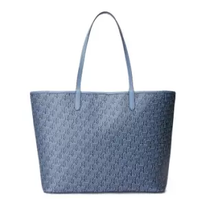 Image of Lauren by Ralph Lauren Large Collins Tote - Blue