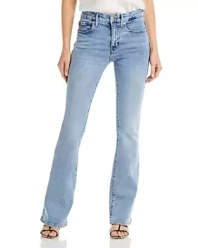 Image of Good American High Rise Stretch Comfort Flare Jeans