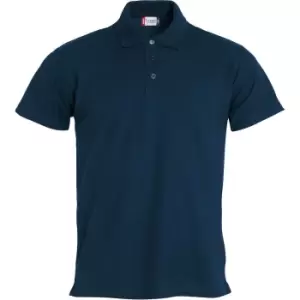 Image of Clique Mens Basic Polo Shirt (M) (Dark Navy)