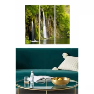 Image of MDF117128809 Multicolor Decorative MDF Painting (3 Pieces)