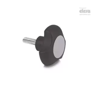 Image of ELESA Lobe knob-VTT.40-C-p-M6x30-C3 Grey