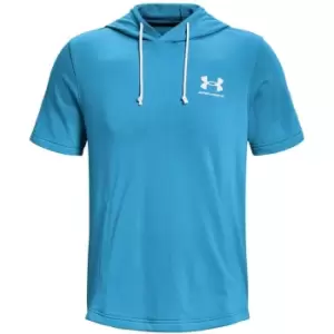 Image of Under Armour Rival SS Hoodie Mens - Blue