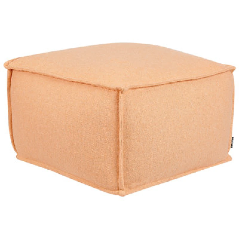 Image of Beliani Pouffe Sherali Cotton Orange