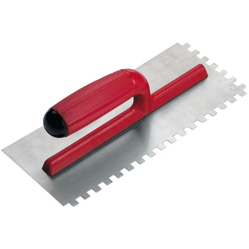 Image of Rubi Rubi - 25906 pro Steel Notched Trowel 11 x 4" x 3/8in Notch RUB25906 25906