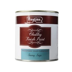 Image of Rustins Chalky Finish Paint Windsor White 500ml