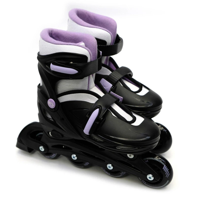 Image of Hot Tuna HotTuna Adjustable Inline Skates Womens Black/Purple female UK5 - 8