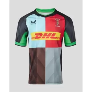 Image of Castore Harlequins Home Shirt 2023 2024 Adults - Black