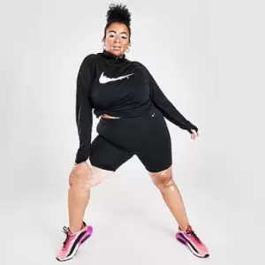 Image of Womens Nike One Mid-Rise 7" Bike Shorts (Plus Size)