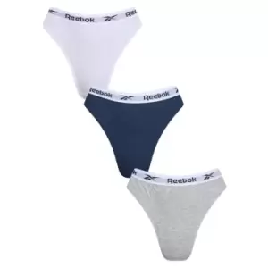 Image of Reebok 3 Pack Steve Thongs Womens - Multi