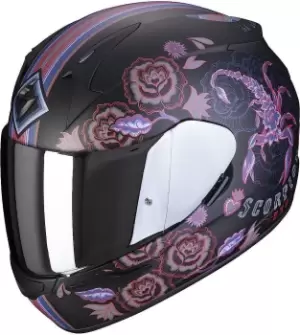Image of Scorpion Exo 390 Chica 2 Helmet, black-pink, Size L for Women, black-pink, Size L for Women